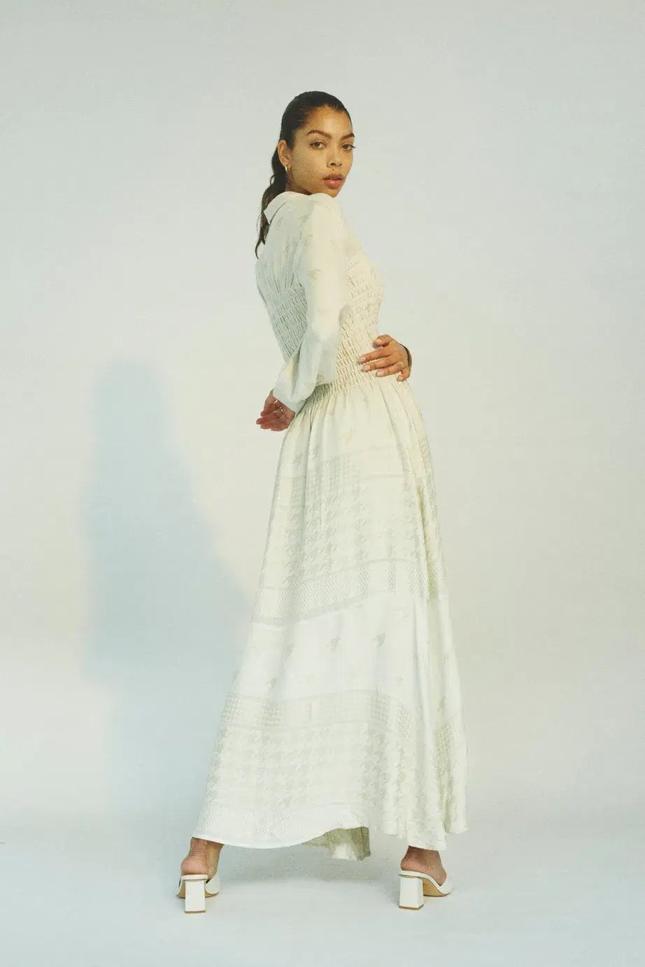 Harper Copenhagen White Shirt Dress Cream Size AU 6 photo 3