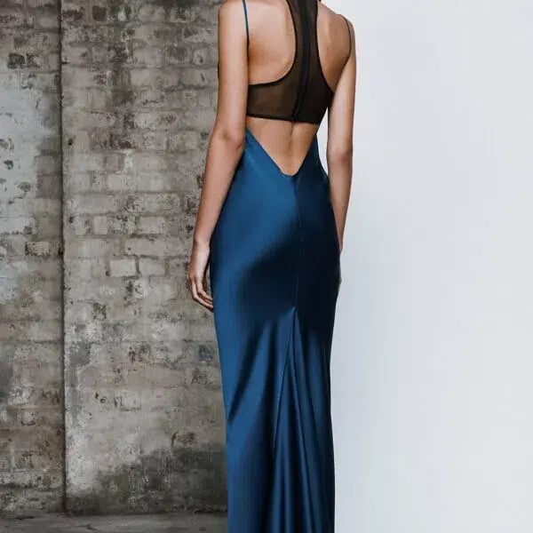 Lexi Zarni Dress Cerulean Blue Size 8 photo 3