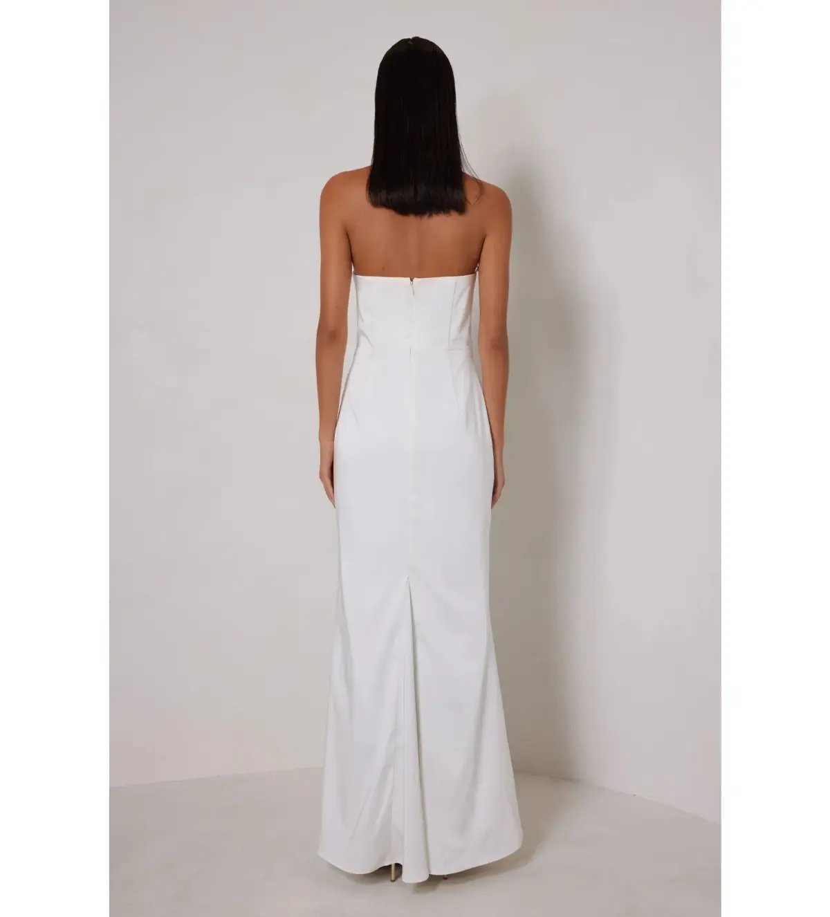 Elle Zeitoune Annie Maxi Dress White Size 8 photo 3