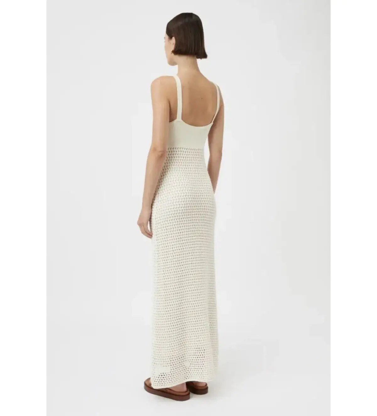 Camilla and Marc Lapis Midi Dress in Cream Size M/AU 12 photo 4