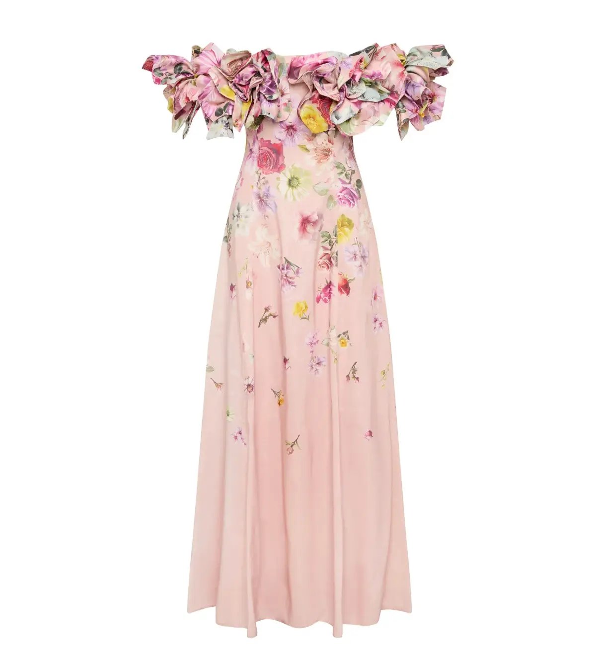 Aje Misha Maxi Dress in Pink Collage Floral Size XS / AU 6 photo 4