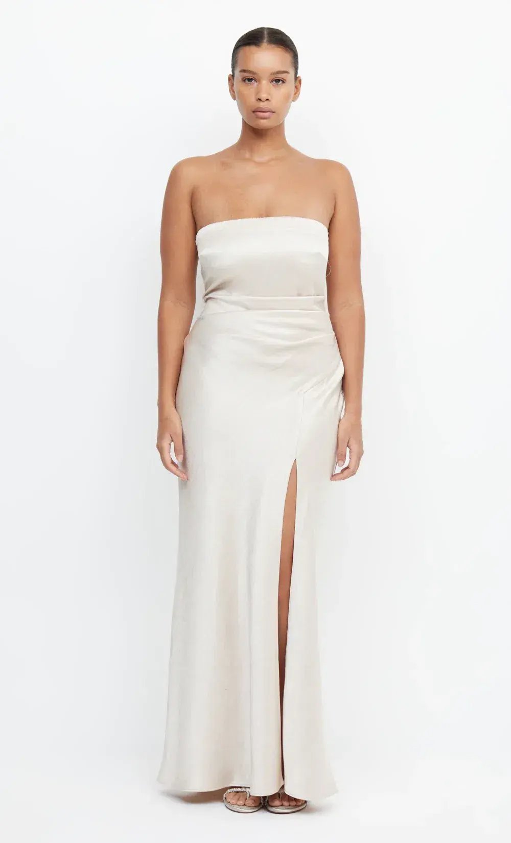 Bec and Bridge The Dreamer Strapless Dress Cream Size 6 photo 2
