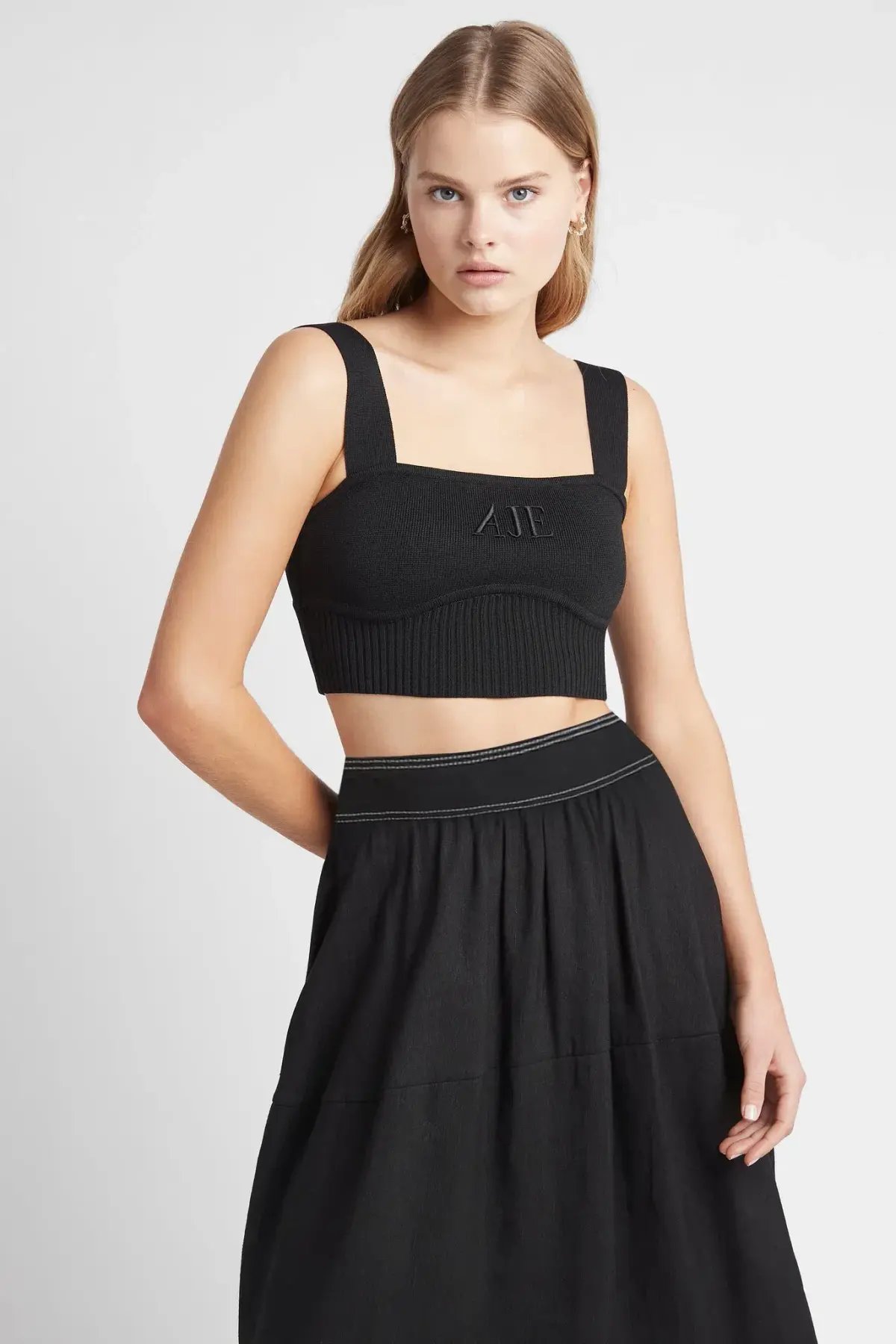 Aje Lucia Top Black Size M / Au 10 photo 2
