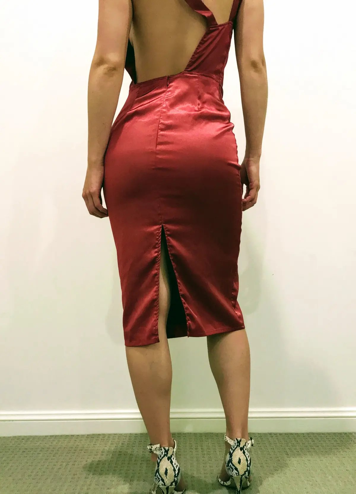 Maurie & Eve Indian Dress Red Size 8 photo 4