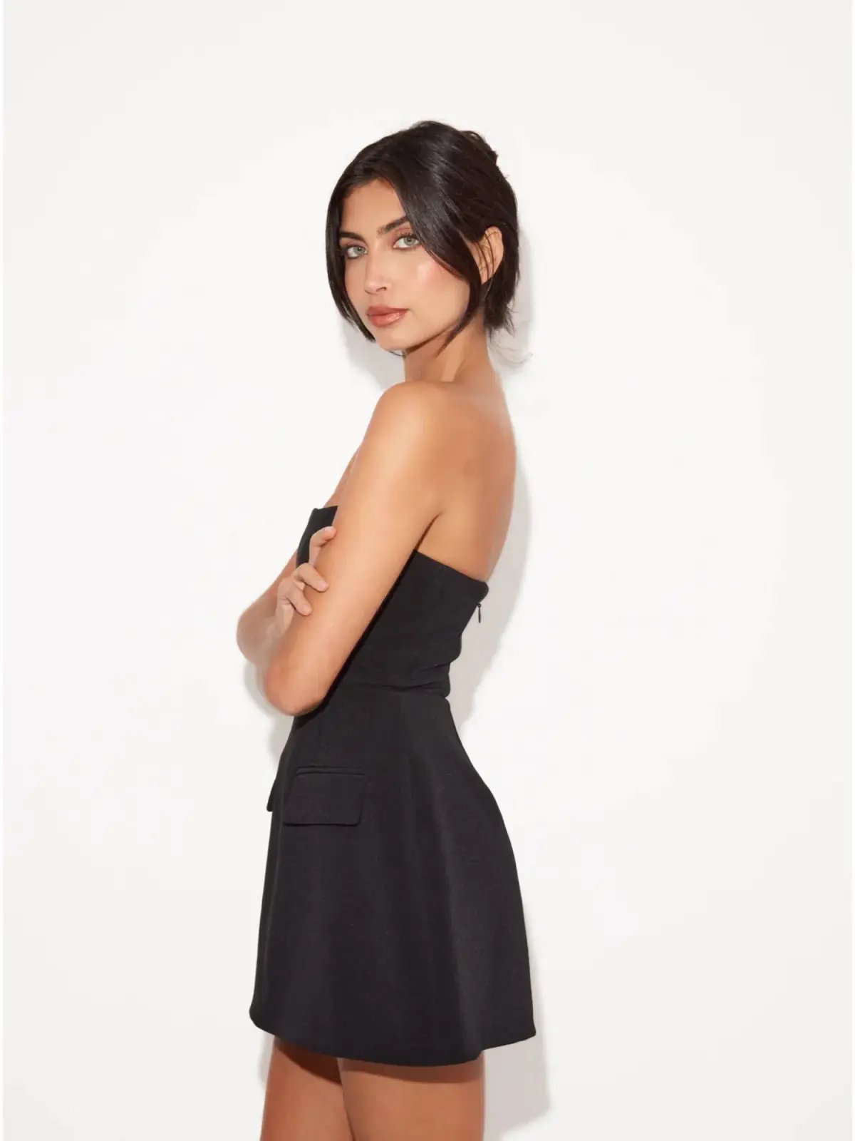 Odd Muse The Ultimate Muse Strapless Dress in Black Size AU 14 photo 3