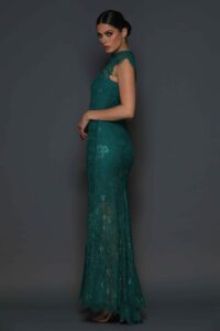 Elle Zeitoune Demi Gown - Jade photo 4