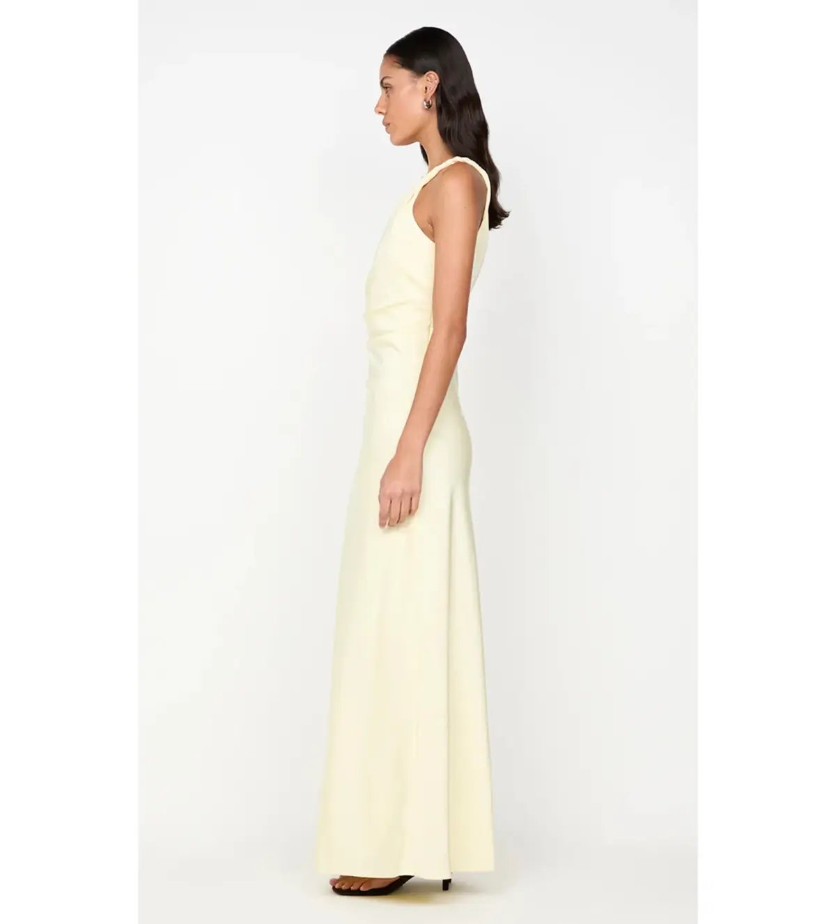 Bec & Bridge Lunetta Asym Maxi Dress Ice Yellow Size 10 photo 6