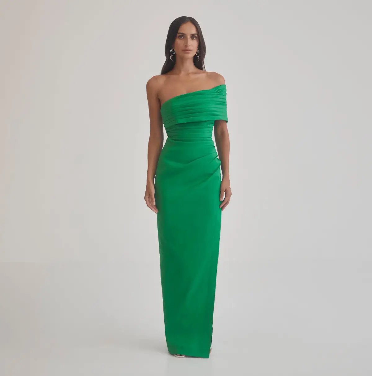 Sheike Giselle Gown in Jade Green Size 10 photo 2