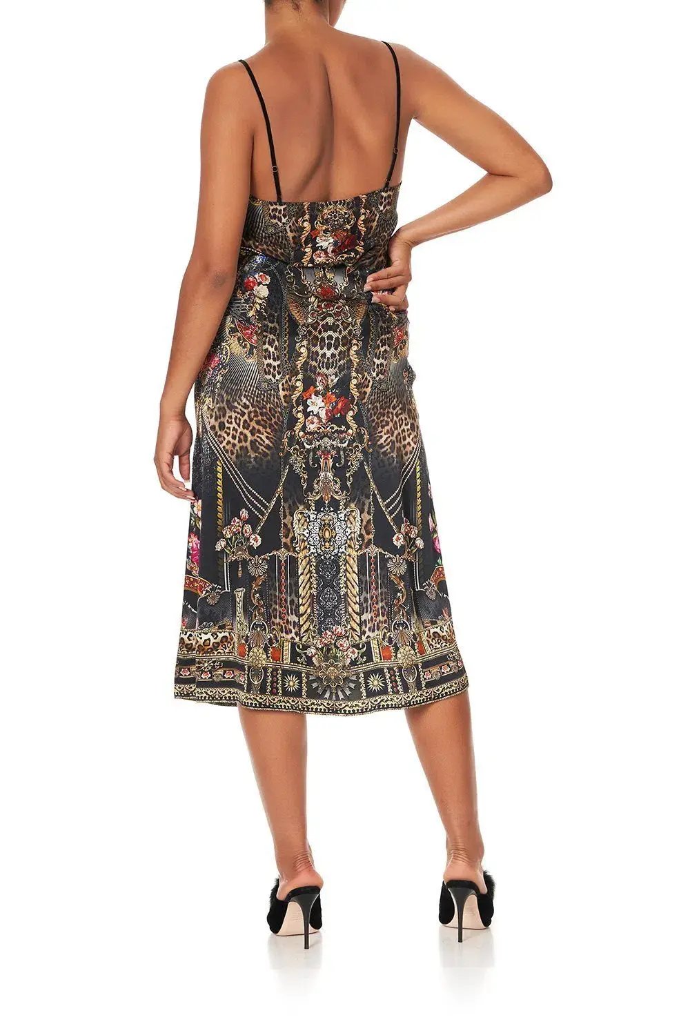 Camilla Slip Midi Skirt Gothic Goddess Size 12 photo 2
