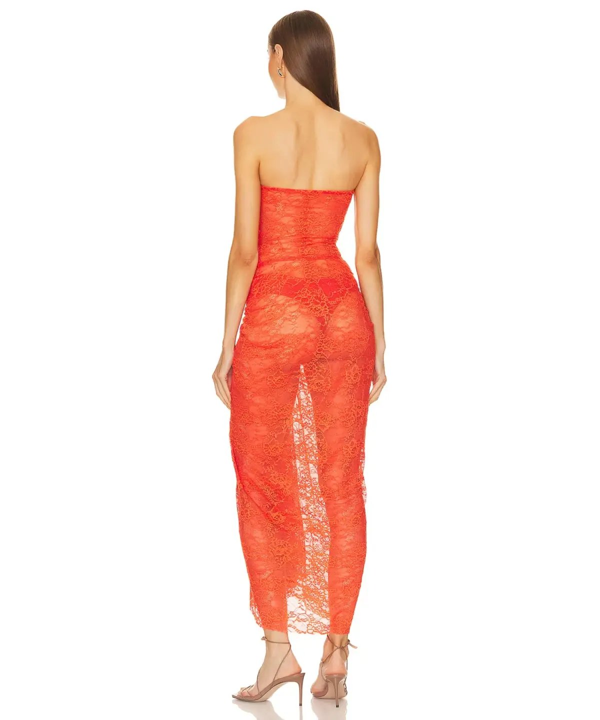 Natalie Rolt Naomi Dress Tangerine Size 1 / AU 8 photo 3