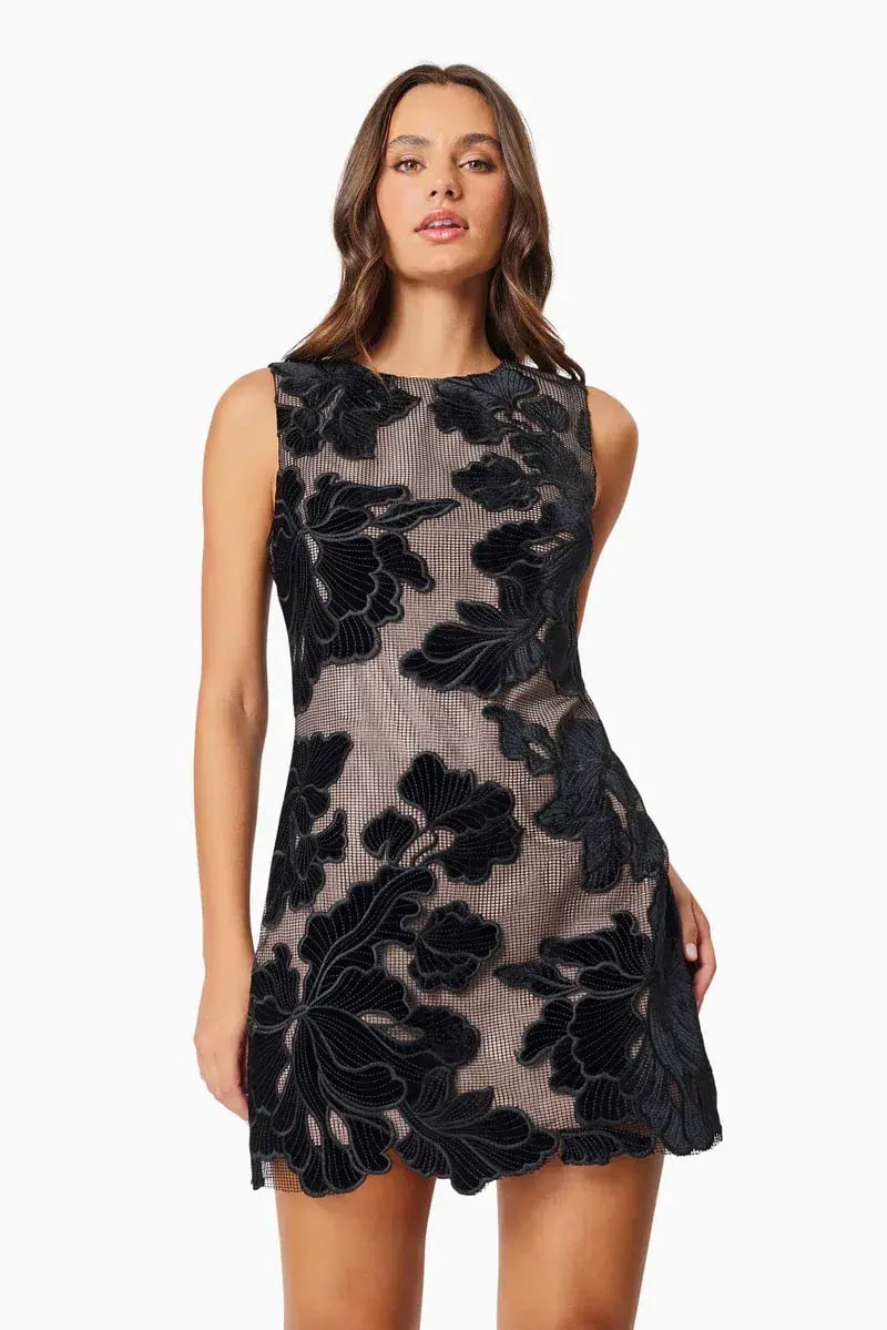 Bec & Bridge Natures Element Mini Dress Black Size AU 8 photo 7
