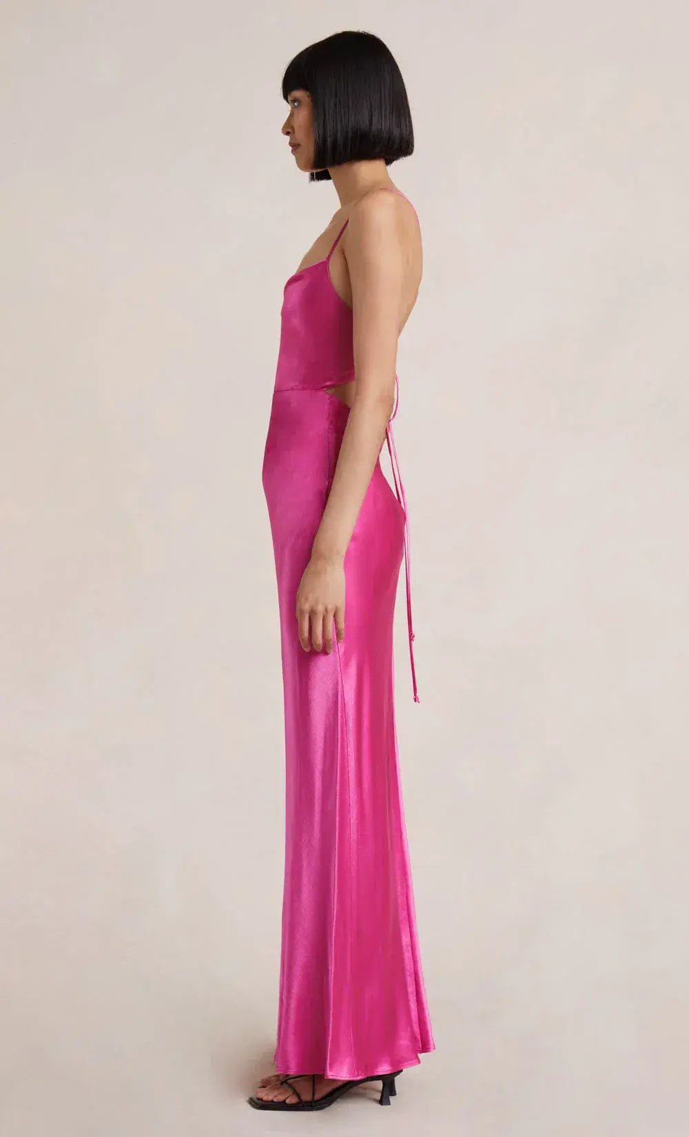 Bec & Bridge Loren Maxi Dress Deep Pink Size 6 photo 2