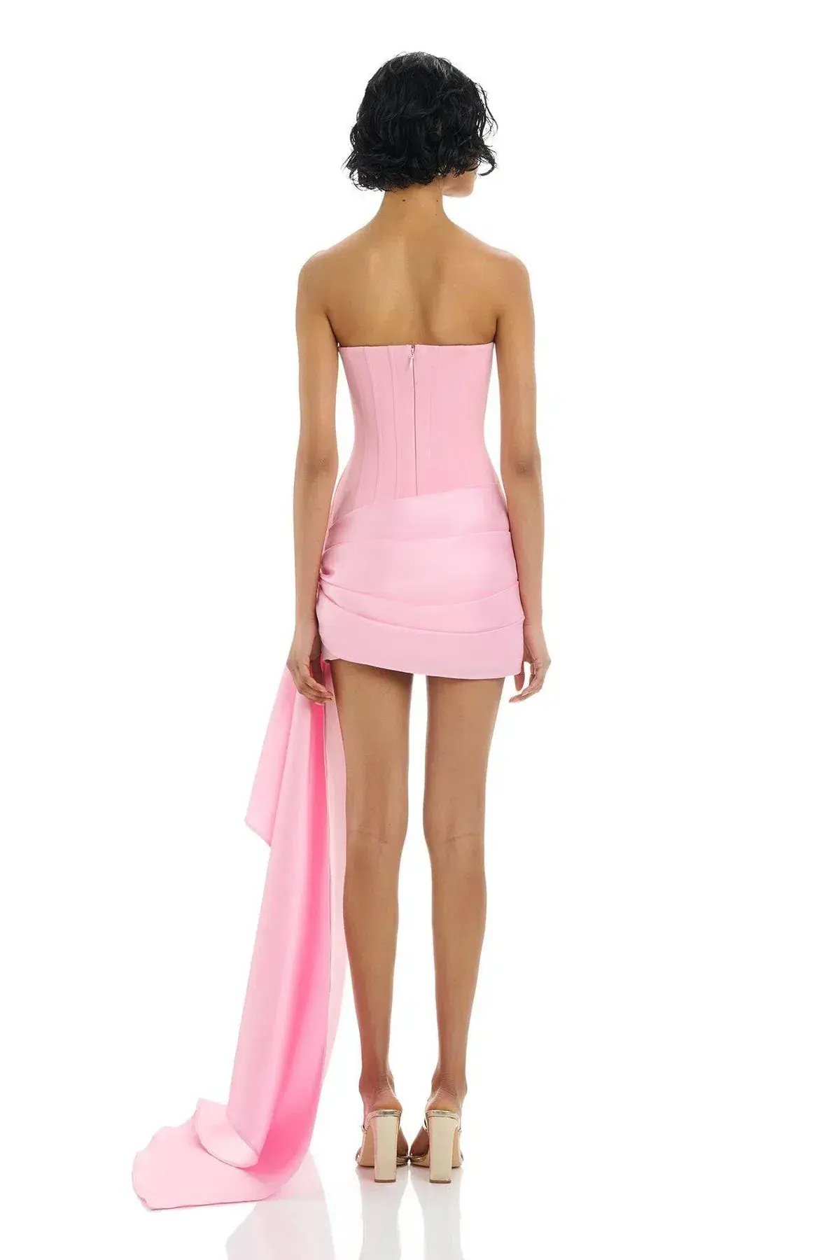 Eliya The Label Midina Dress Pink Size 8 photo 6