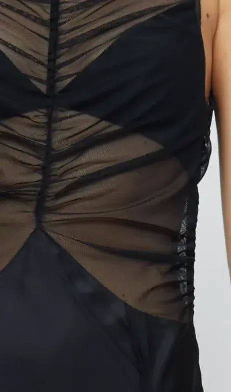 Bec & Bridge Naomi Split Maxi Dress Black Size 8 / S photo 5