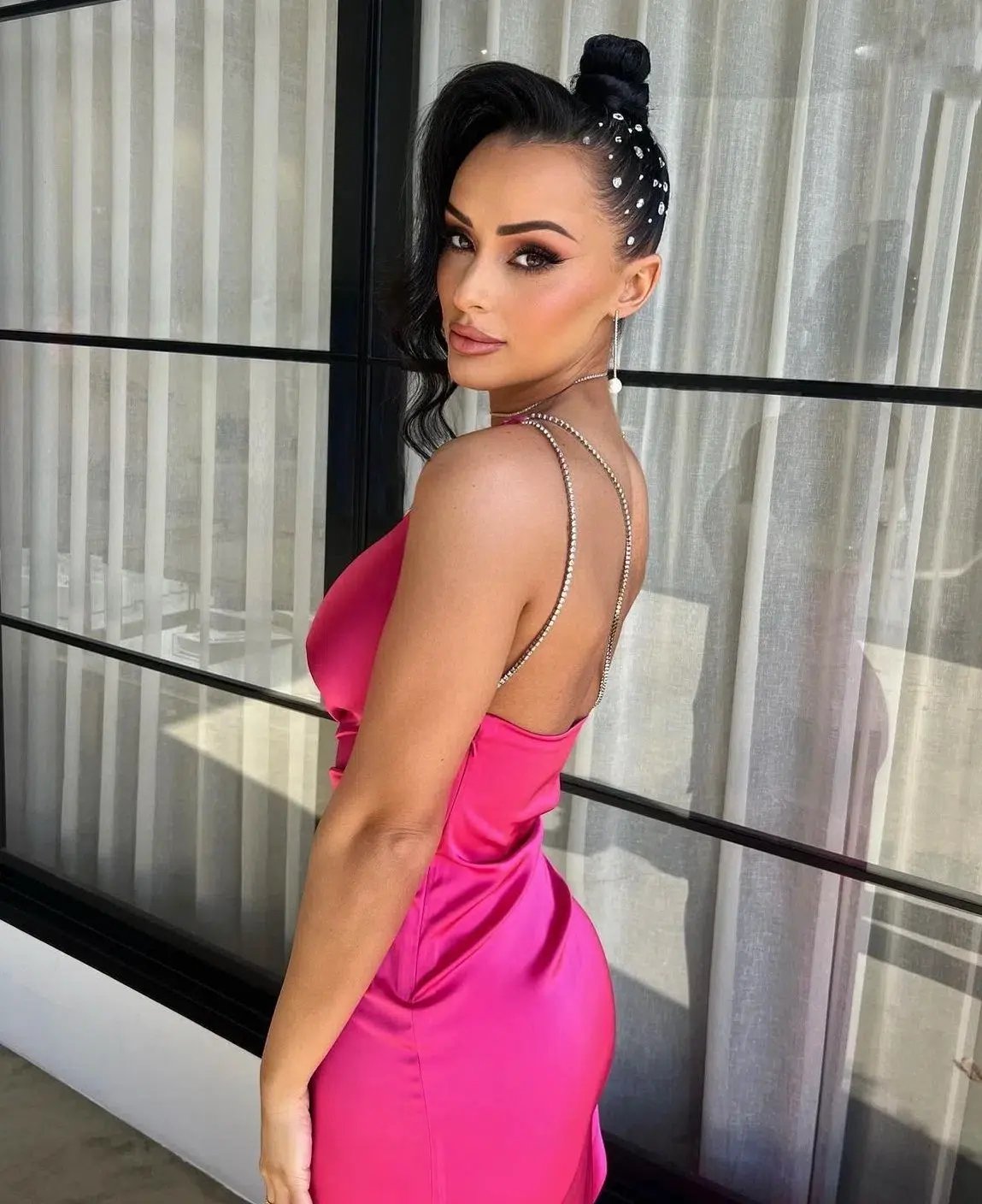 Lexi Samira Pink Diamante Strap Size AU 10 photo 4