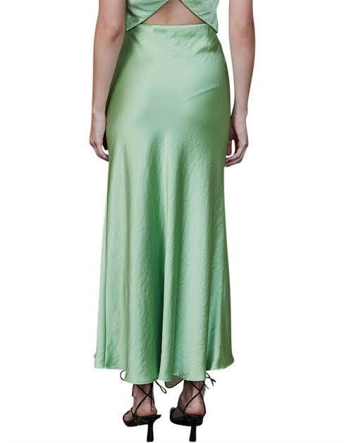 Bec & Bridge Apple Eyes Maxi Skirt Apple Green Size 8 photo 2