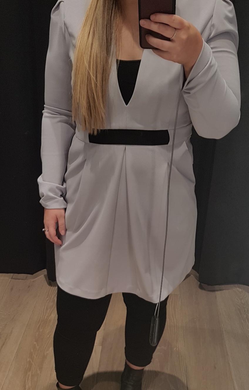 White suede mini dress photo 2