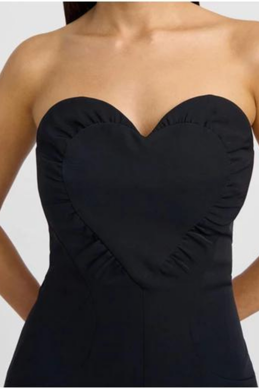 By Johnny Seraphina Structured Strapless Midi Dress photo 3