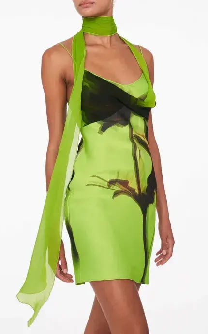 Rat & Boa Orisha Mini Dress Green Size M / AU 10 photo 2