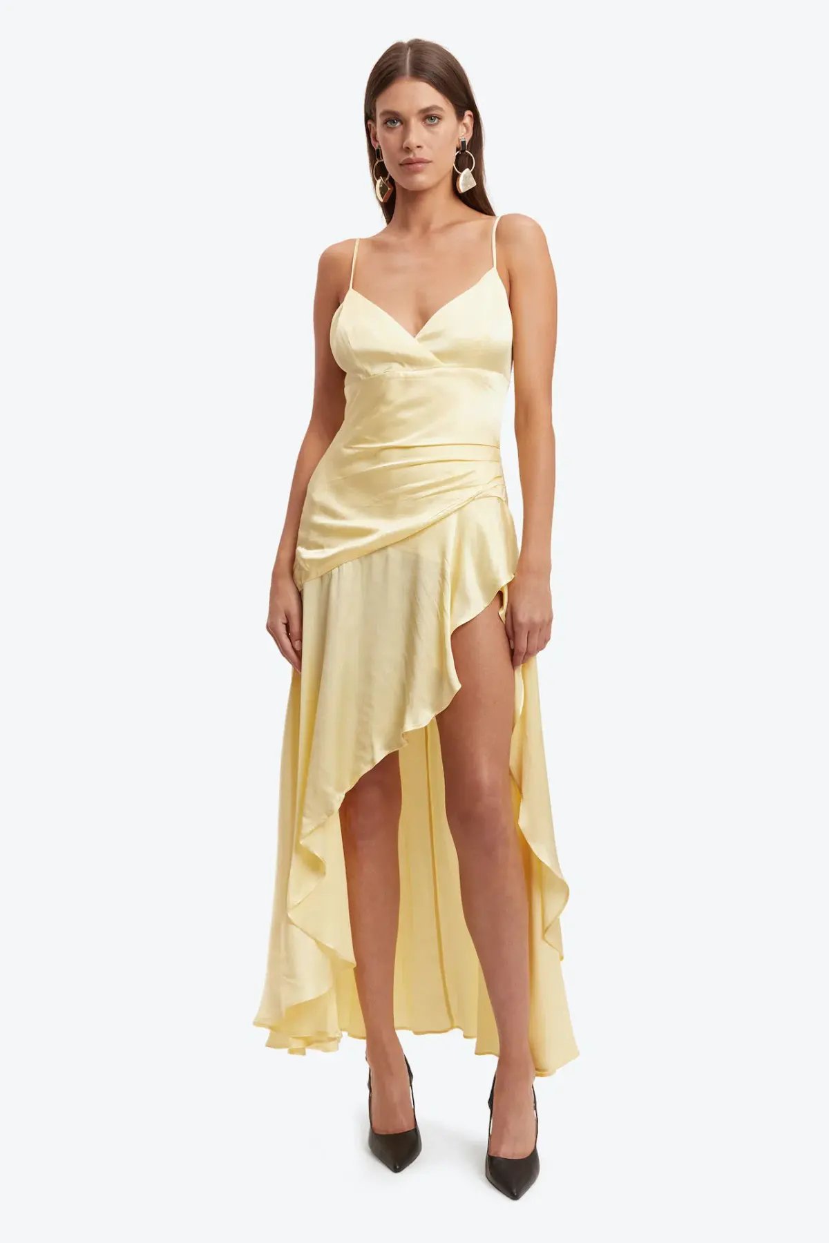 Bardot Sorella Midi Dress in Canary Yellow Size S / AU 8 photo 2