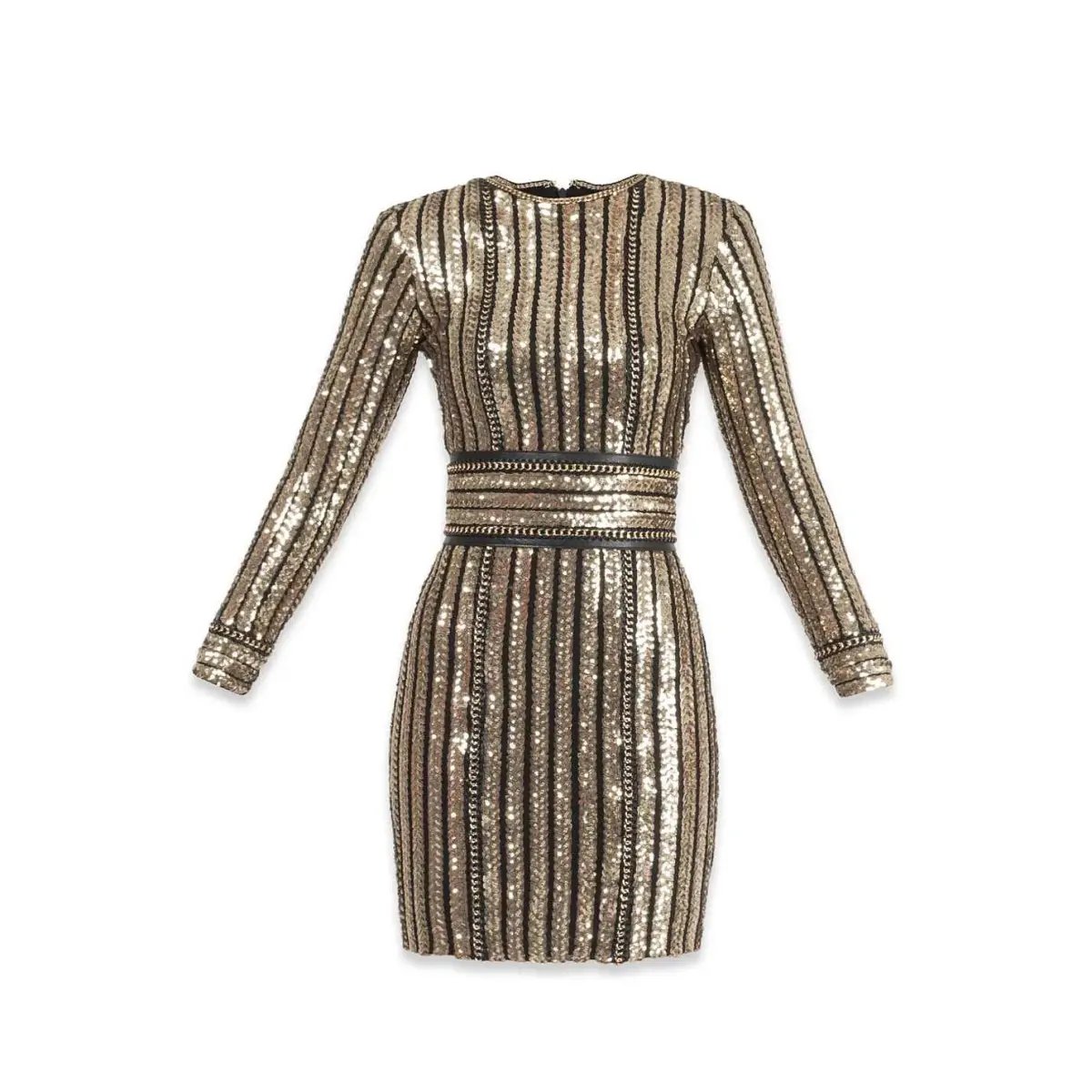 Nadine Merabi Kina Dress Gold Size 8 photo 2