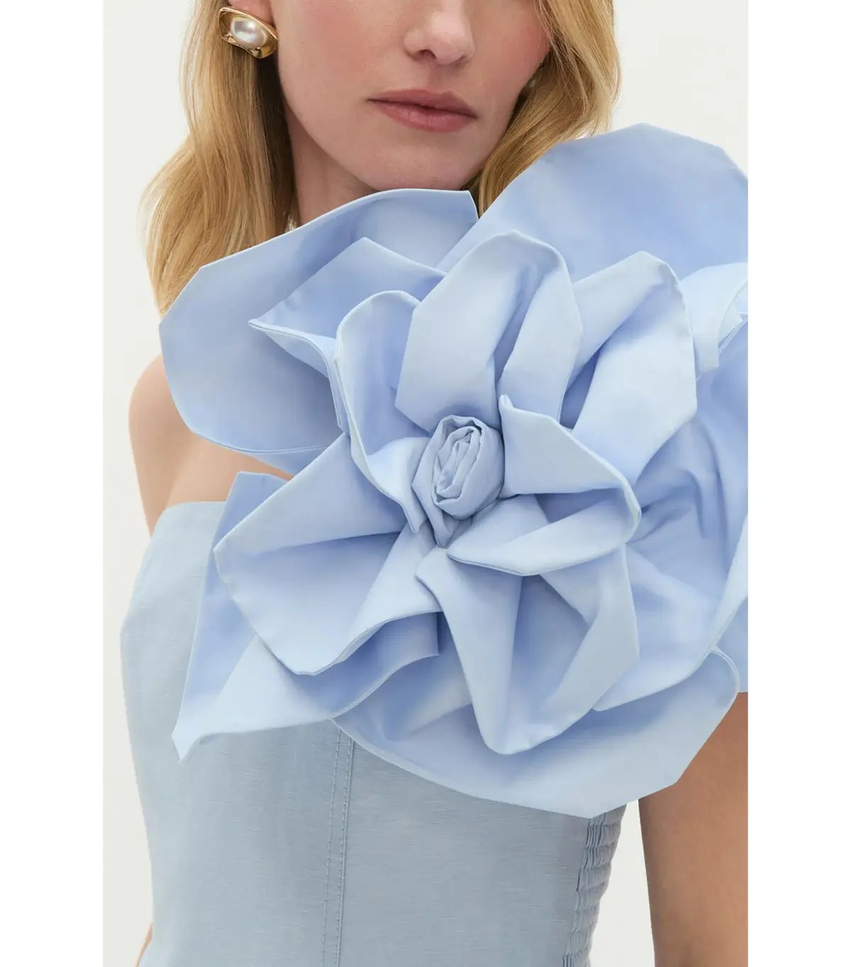 Aje Florence Mini Dress Icy Blue Size AU 6 photo 3