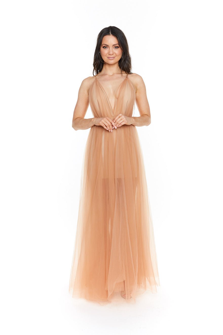 Lexi Amalie Dress - Apricot Cream photo 2