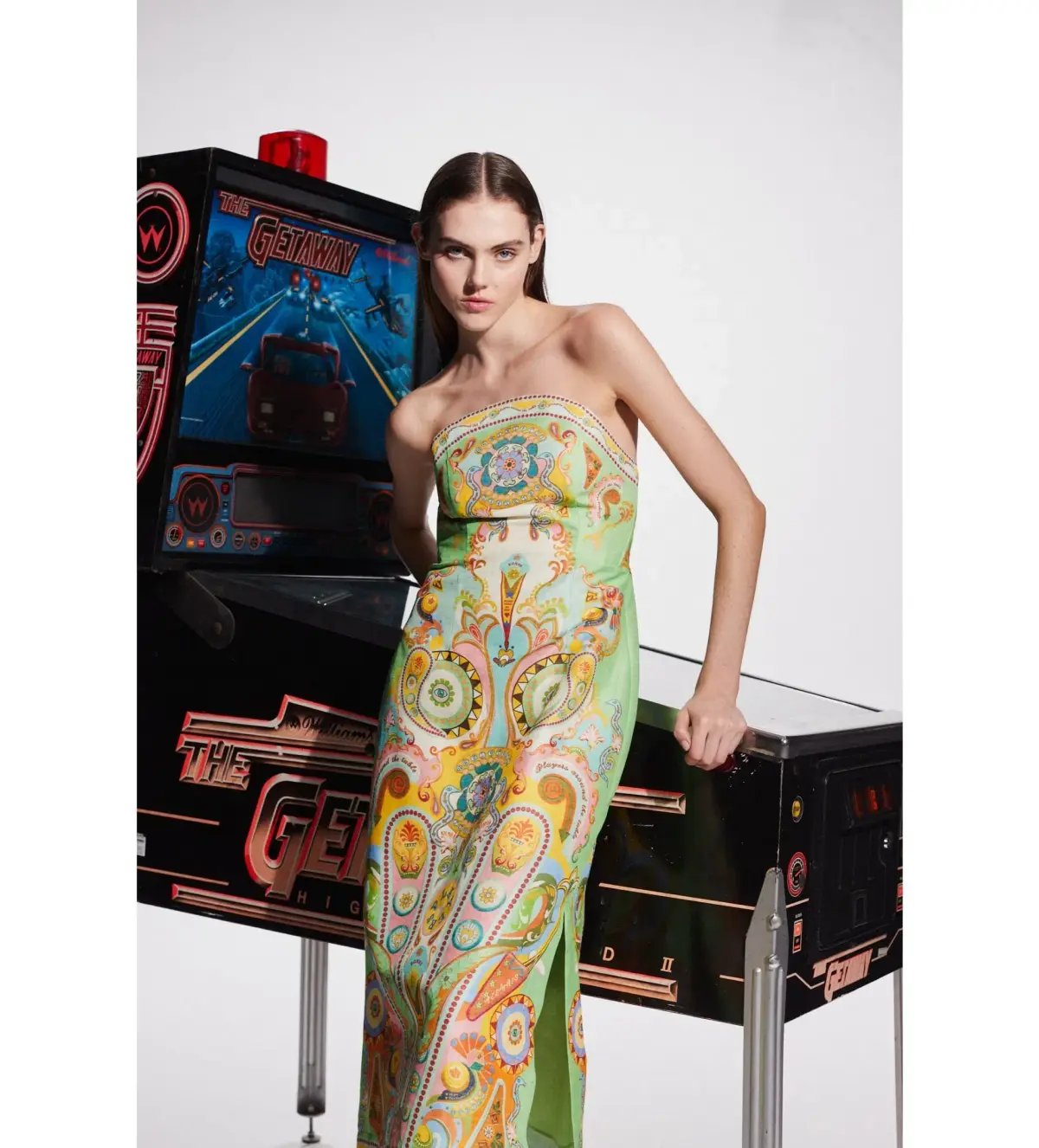 Alemais Pinball Bodice Midi Dress Multi Size 12 photo 2