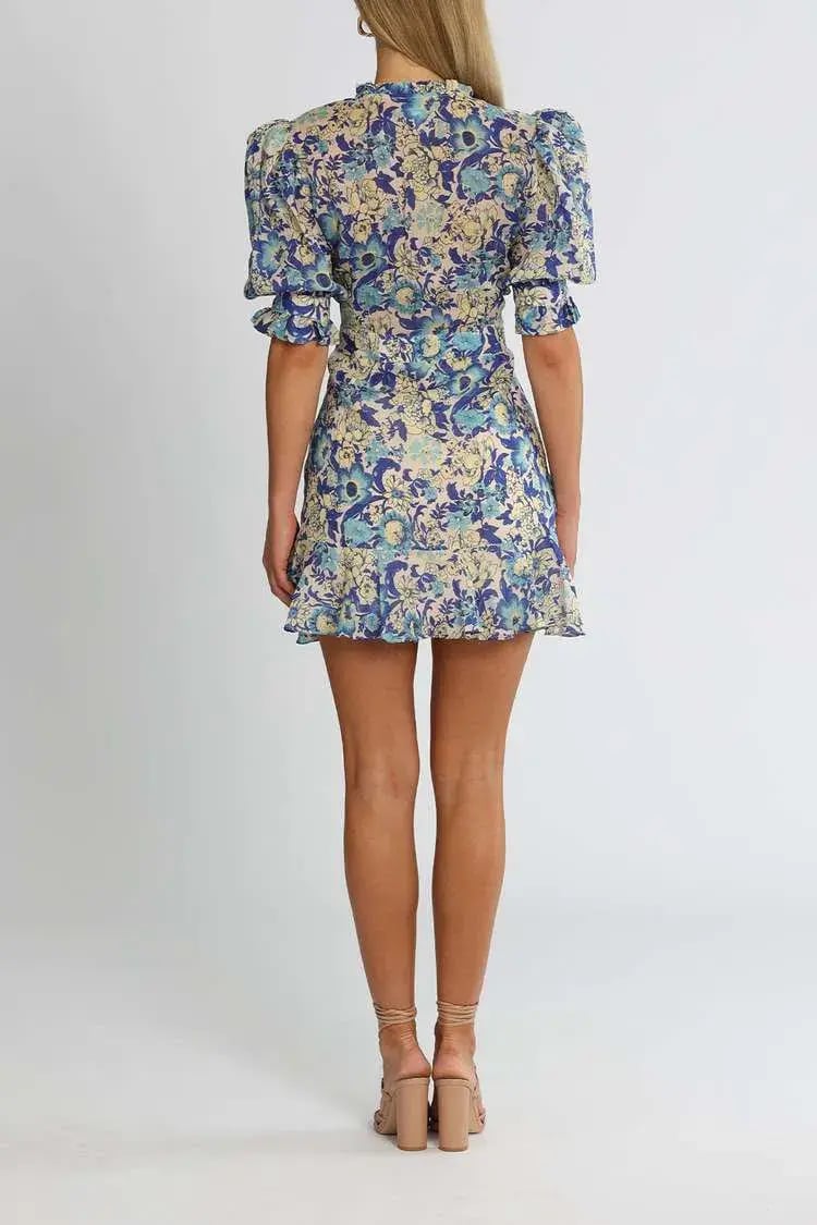 Alice McCall Frida Mini Dress Sapphire Blue Size 10 photo 3