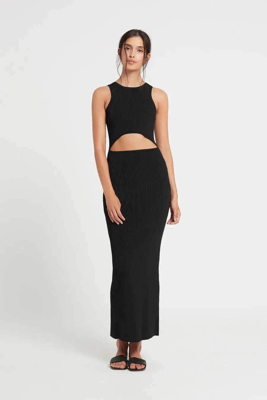 Effie Kats Martta Lace Dress Midi Black size 6 photo 15