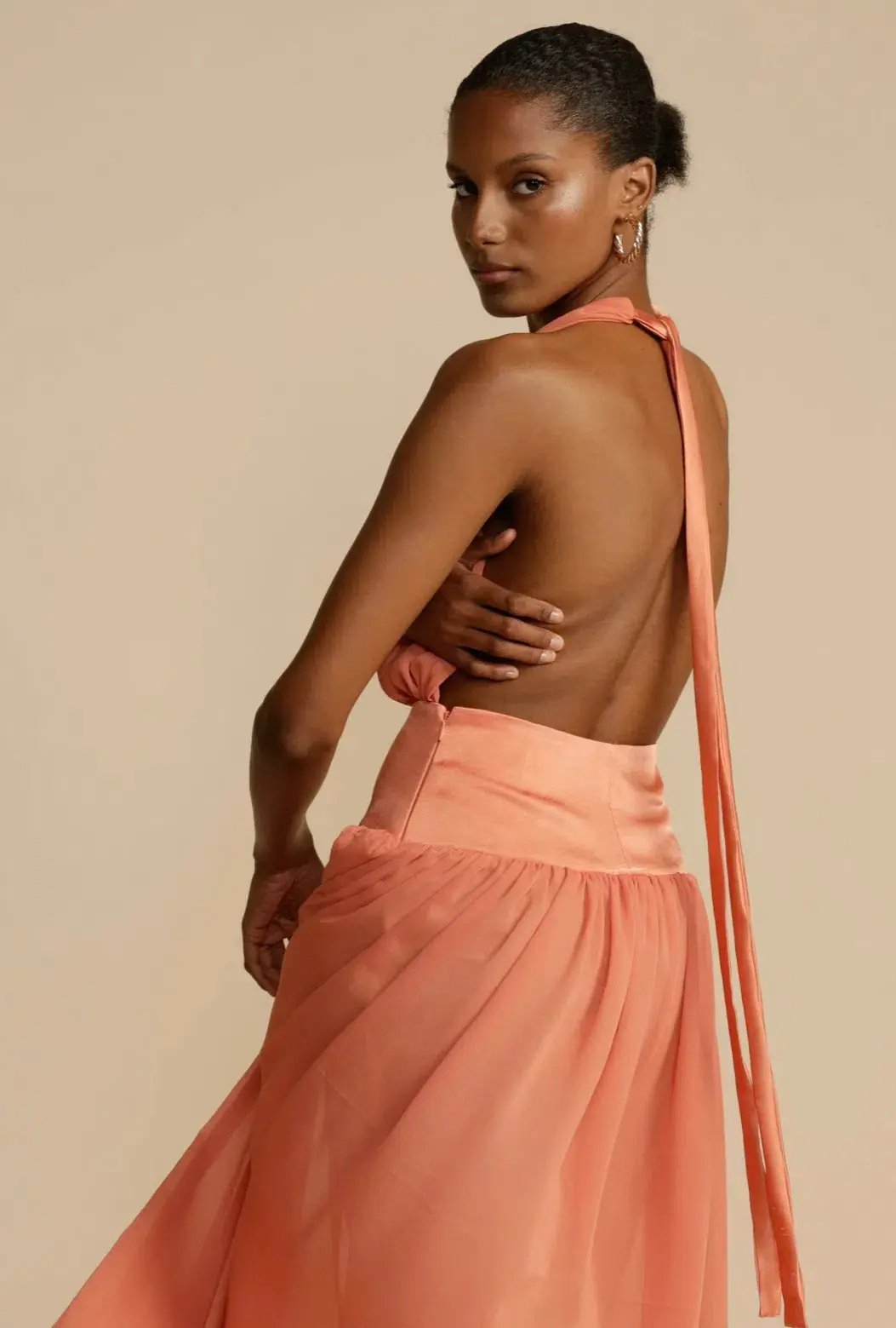 Arcina Ori Selena Maxi Dress Coral Size XS / Size AU 6 photo 5