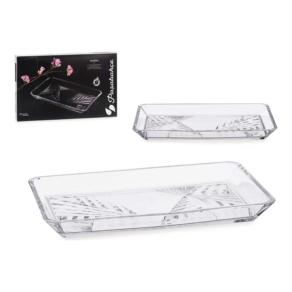 Tray Madlen Crystal Transparent (16,5 x 2,6 x 27,5 cm)_0