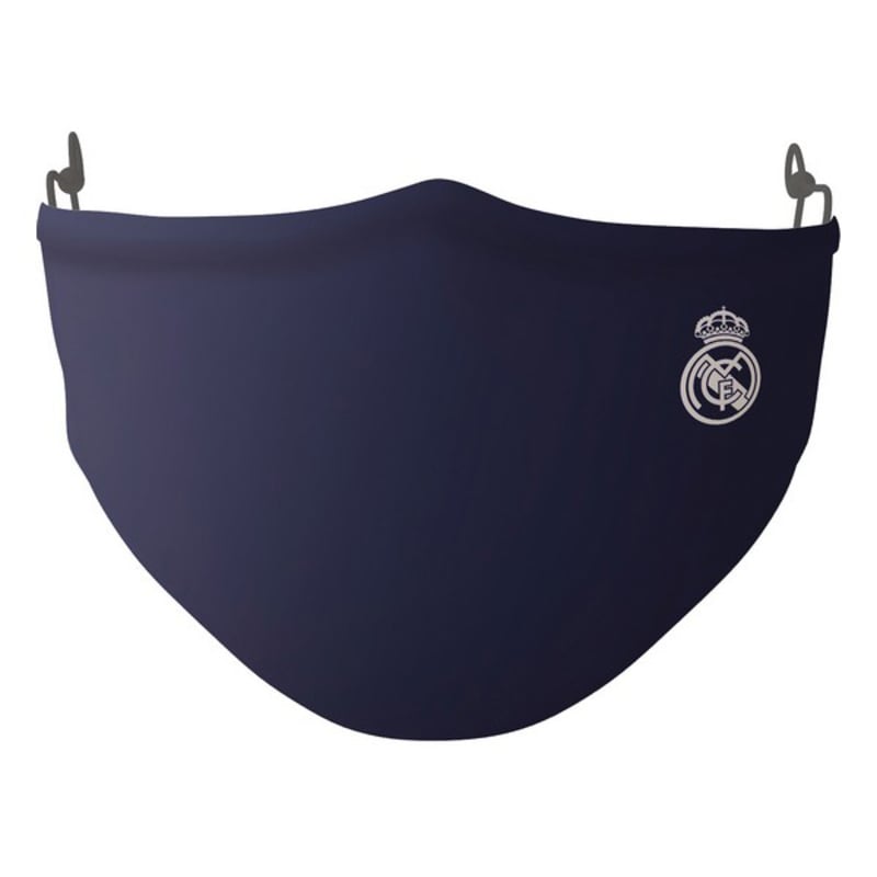 Hygienic Reusable Fabric Mask Real Madrid C.F. Children's Blue_4