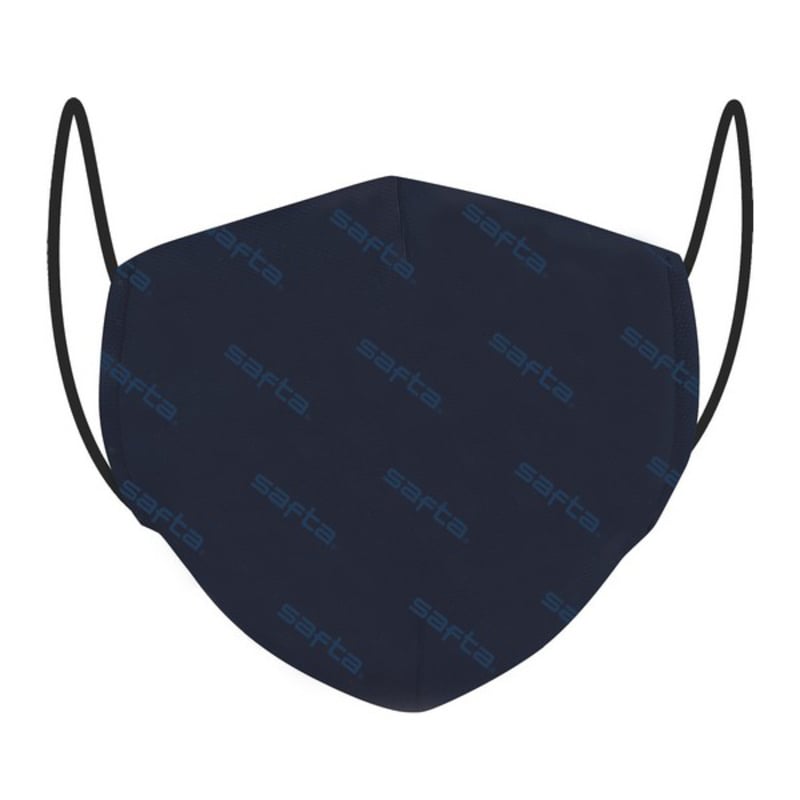 Hygienic Reusable Fabric Mask Safta Adult Navy Blue_0