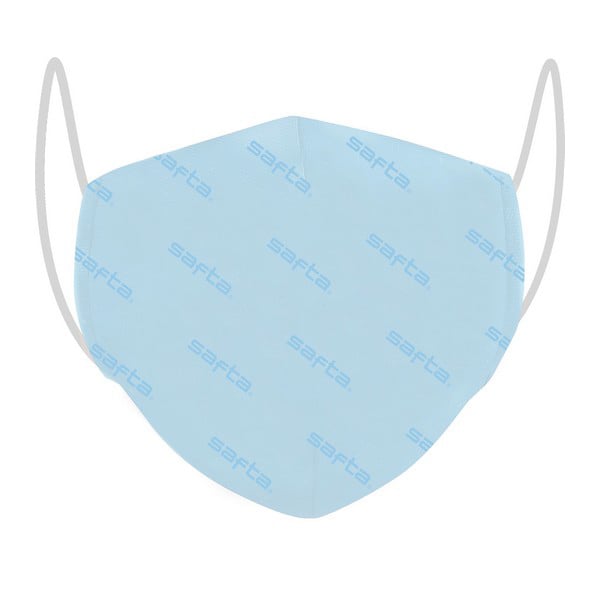 Hygienic Reusable Fabric Mask Safta Adult Sky blue_0