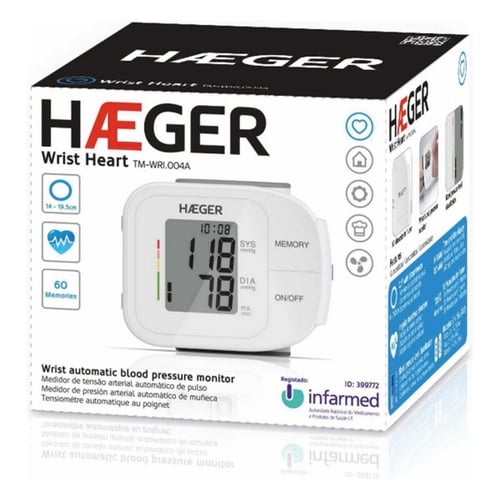 Blodtryksmåler til håndled Haeger Wrist Heart_1