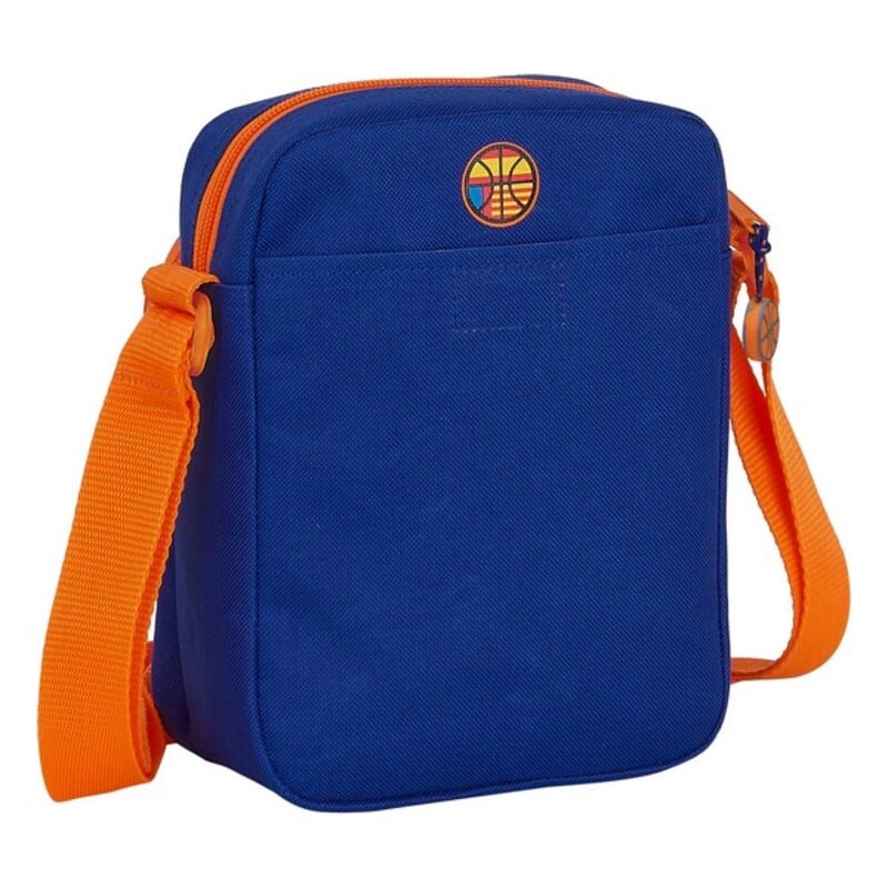 Shoulder Bag Valencia Basket Blue Orange (16 x 22 x 6 cm)_0