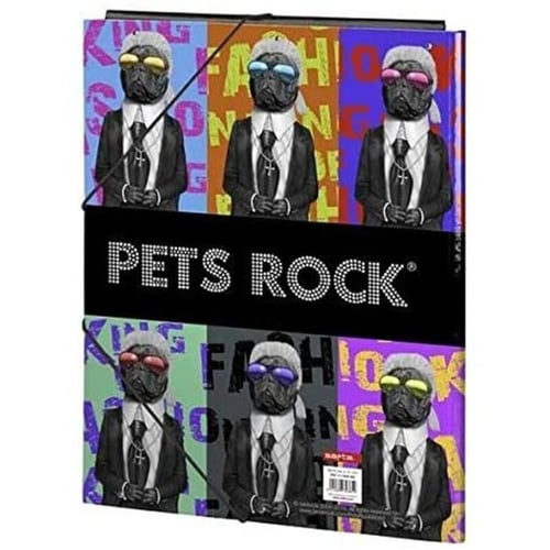 Folder Pets Rock A4 (26 x 33.5 x 2.5 cm)_2