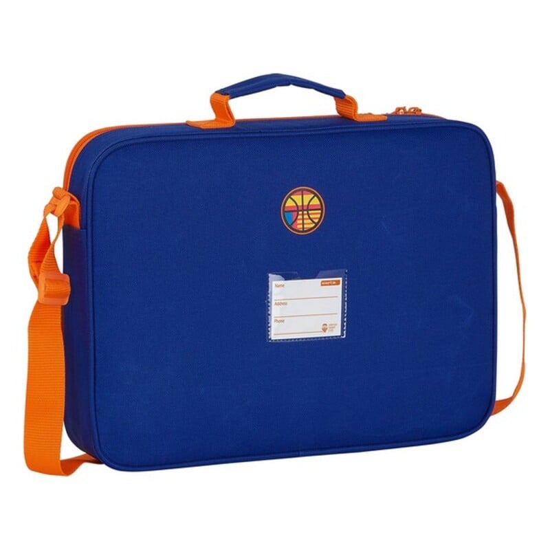 Briefcase Valencia Basket Blue Orange (38 x 28 x 6 cm)_8
