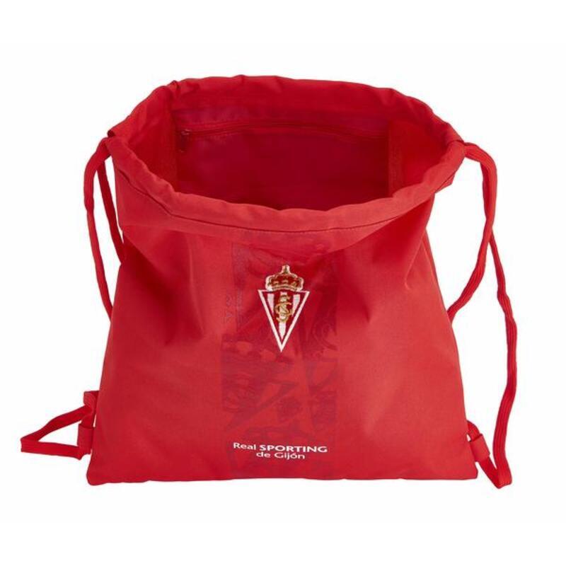 Backpack with Strings Real Sporting de Gijón Red_12