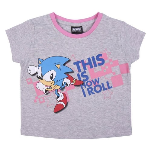 Pyjamas Barn Sonic Grå_2