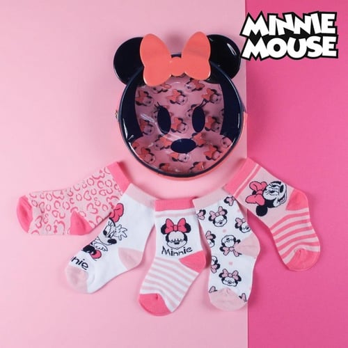 Sokker Minnie Mouse (5 par) Multifarvet_3
