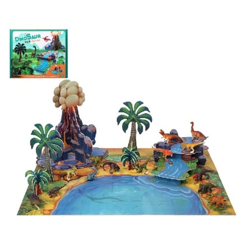 Set med dinosaurier Real (30 x 25 cm)_0