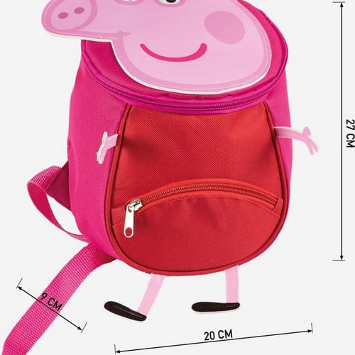 Børnetaske Peppa Pig Pink (9 x 20 x 27 cm)_13