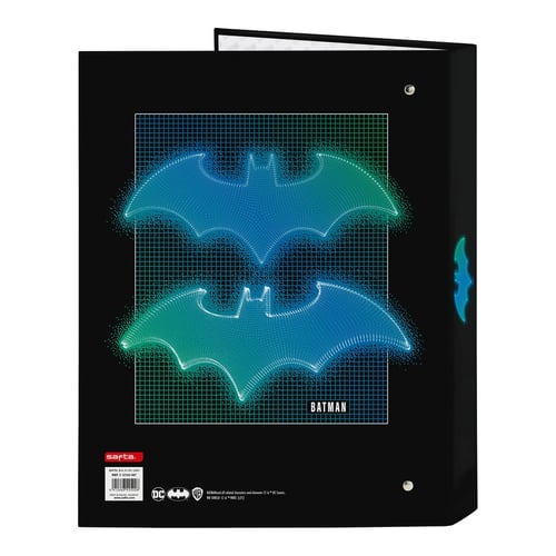 Ringbind Batman Bat-Tech Sort A4 (26.5 x 33 x 4 cm)_1