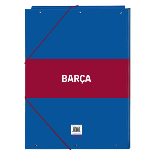 Folder F.C. Barcelona Rødbrun Marineblå A4 (26 x 33.5 x 2.5 cm)_1