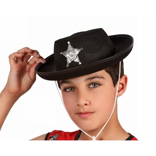 Hat Cowboy mand Sort_0