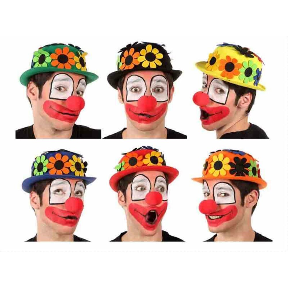 Hat Male Clown Flowers_0