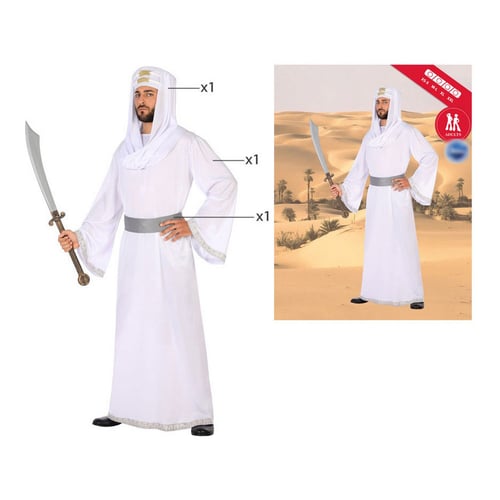 Kostume til voksne Arabisk prins (3 pcs) - picture