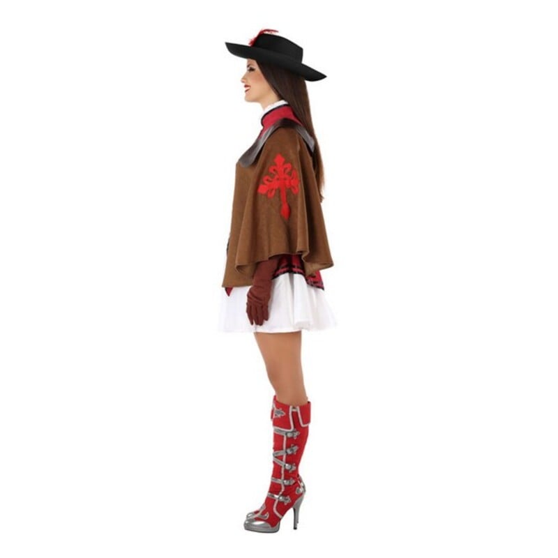 Costume for Adults 113787 Red (3 pcs) Female Musketeer_3